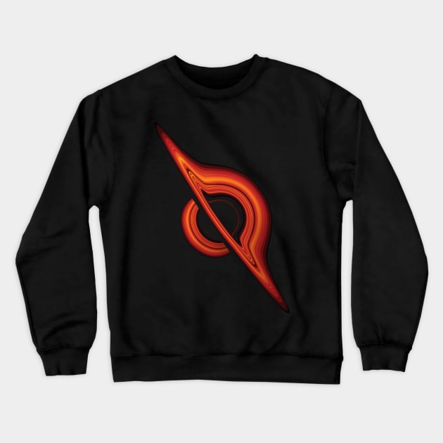 Black hole in deep space Crewneck Sweatshirt by drugsdesign